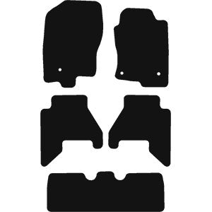 Nissan Pathfinder 7 seat 2010 to Present Car Mats