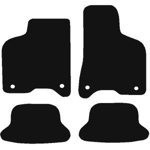 Volkswagen Lupo 1999 2005 4 clips 36cm spacing Car Mats