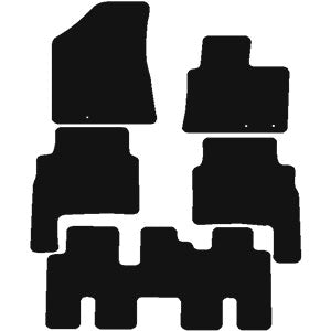 Kia Sorento 2010 2012 7 seat car mats