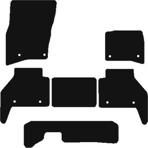 Land Rover Defender 110 7 seat 2020 to Present Car Mats