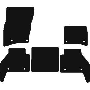 Land Rover Defender 130 5 seat 2023 to Present Car Mats
