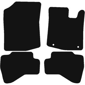 Peugeot 107 2005 2014 two clips Car Mats