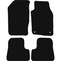 PEUGEOT 206 (2 clips) 1998 - 2007 Car Mats