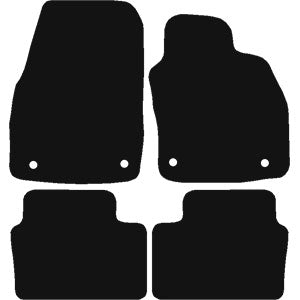 Vauxhall Astra H 2004 2009 Car Mats 4 clips