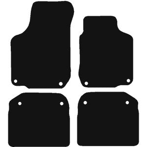 Volkswagen Beetle Cabriolet round clips 2003 2010 Car Mats